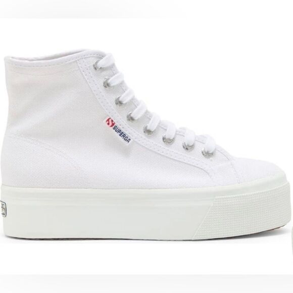 💘FINAL PRICE💘 BNIB Superga Platform High Tops Sz 10 Women's - Picture 6 of 6